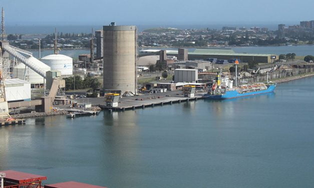 Port of Newcastle bulk terminal takes a step towards completion