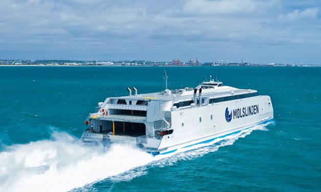 Austal delivers fast ro-pax cat