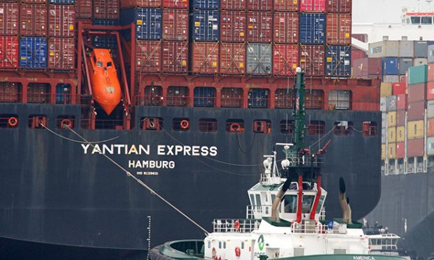 General average declared for Yantian Express