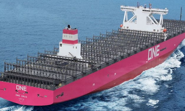 ONE takes delivery of 14,000-TEU ship