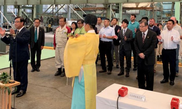 Keel laid for NYK LNG PCTC