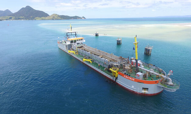 Dredging begins at Port Taranaki