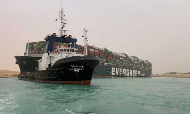 Ever Given still blocking Suez Canal, shipping continues to back up