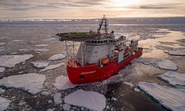 Fire breaks out on MPV Everest after Antarctic resupply