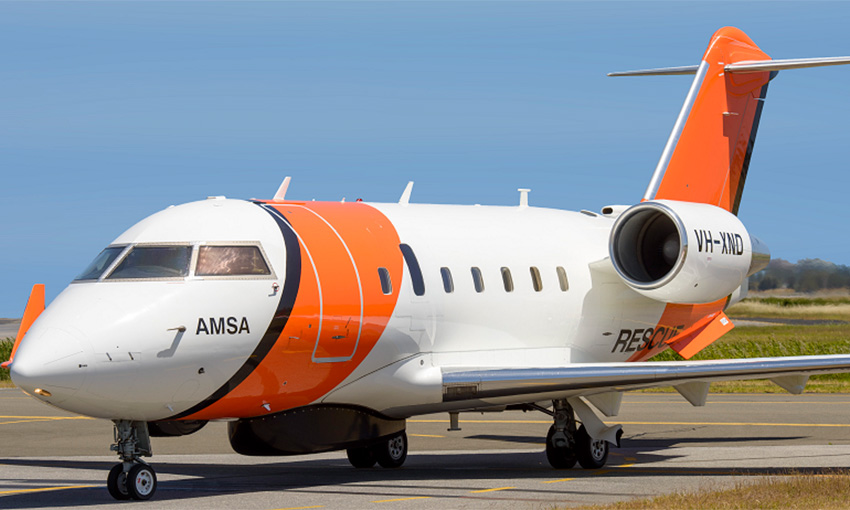 AMSA and TSRA on the search for rescue aircraft artist