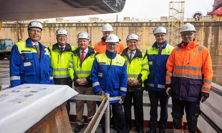 Spirit of Tasmania IV reaches new milestone