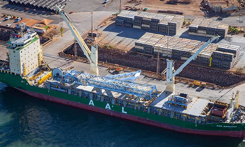 Big freight shipped from Henderson to Port Hedland