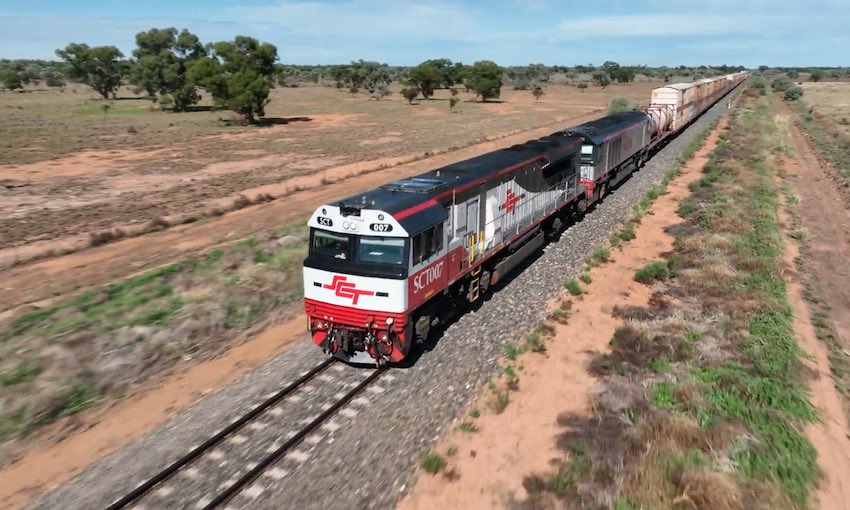 East-west freight line reopens