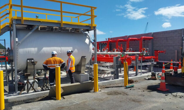 Port upgrades firewater system