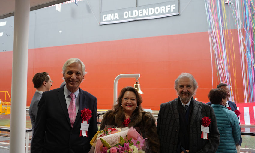 Oldendorff welcomes Capesize bulker Gina Oldendorff