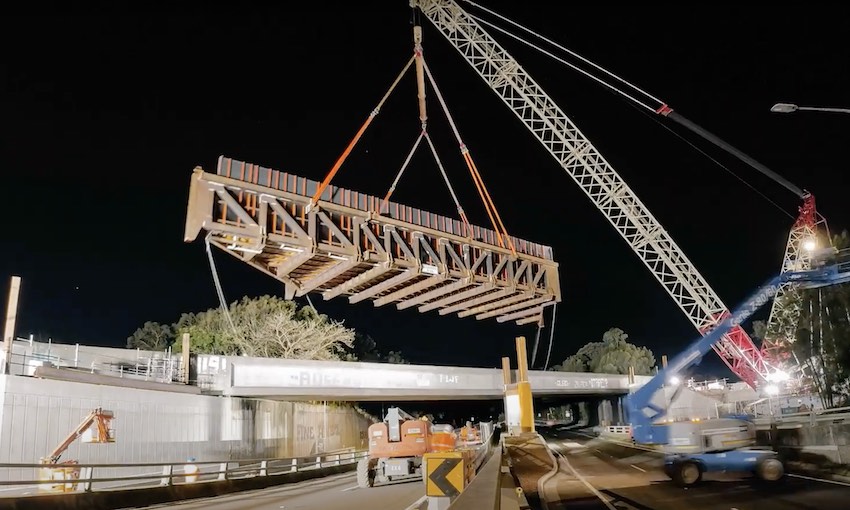 Botany Rail Duplication bridge works begin