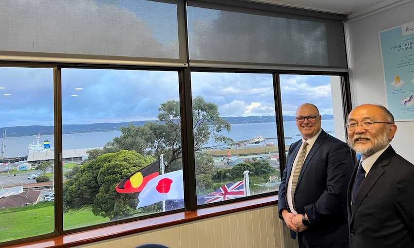 Japan Consul General talks trade with WA port