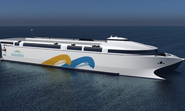 Incat celebrates construction milestone for world’s largest electric ferry