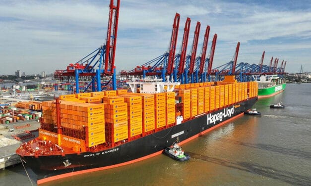 Largest German-flagged ship joins Hapag-Lloyd fleet