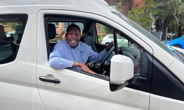 Port Kembla Mission to Seafarers celebrates new bus