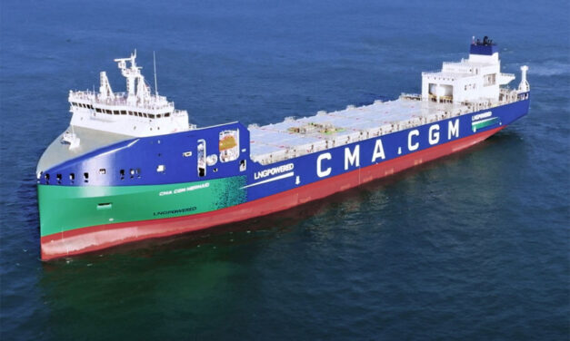 CMA CGM welcomes first ship in new LNG-powered series