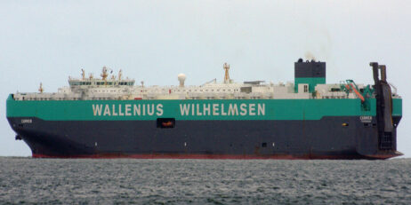 Wallenius Wilhelmsen cars and trucks on