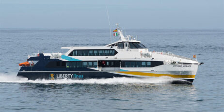 Aussie-designed hybrid ferries launched in Med