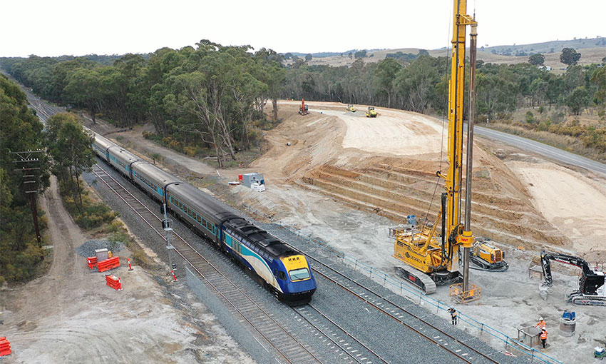 Foundations set for Inland Rail construction