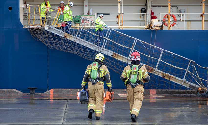 Emergency response capabilities tested at Port Kembla