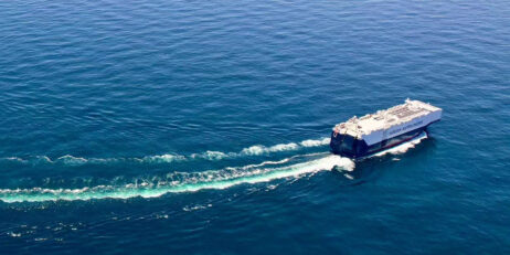 Sea trials deliver fuel saving for ro-ro