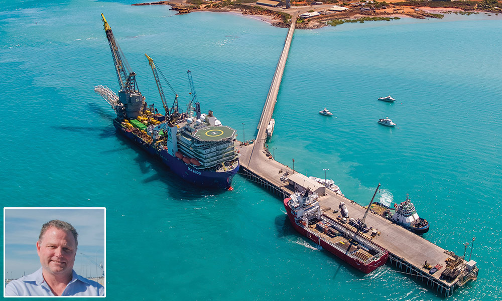 Port of Broome. KPA CEO Luke Westlake