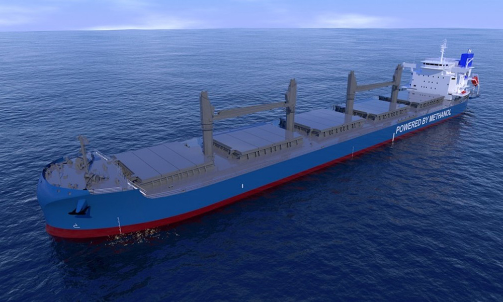 NYK to time-charter the company’s first methanol-fuelled bulk carrier