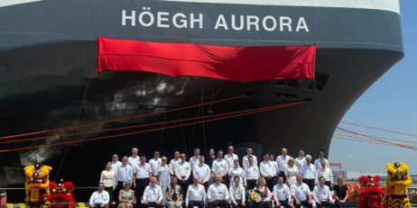 Höegh Autoliners’ first Aurora Class PCTC delivered