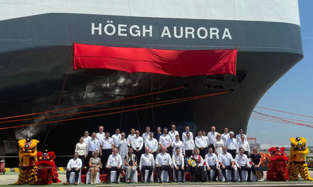 Höegh Autoliners’ first Aurora Class PCTC delivered