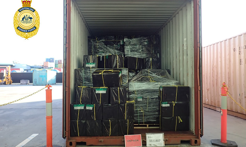 Millions of cigarettes seized from container in Sydney