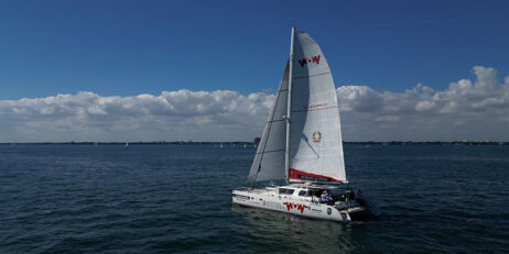 Wheelchair-accessible catamaran to complete Australian visits in Darwin