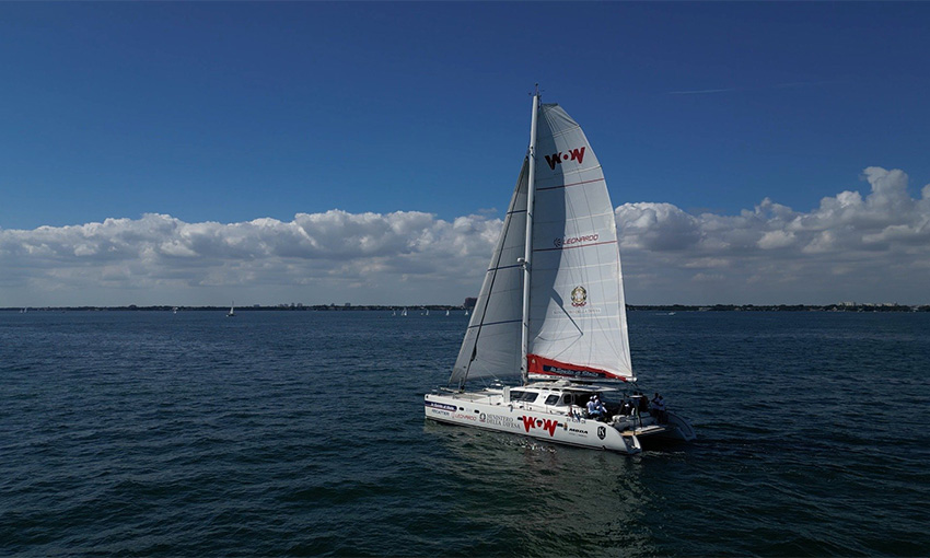 Wheelchair-accessible catamaran to complete Australian visits in Darwin