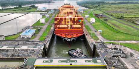 Boxship breaks capacity record in Panama Canal