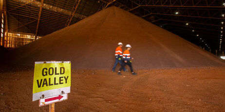 First Gold Valley iron ore heads for China