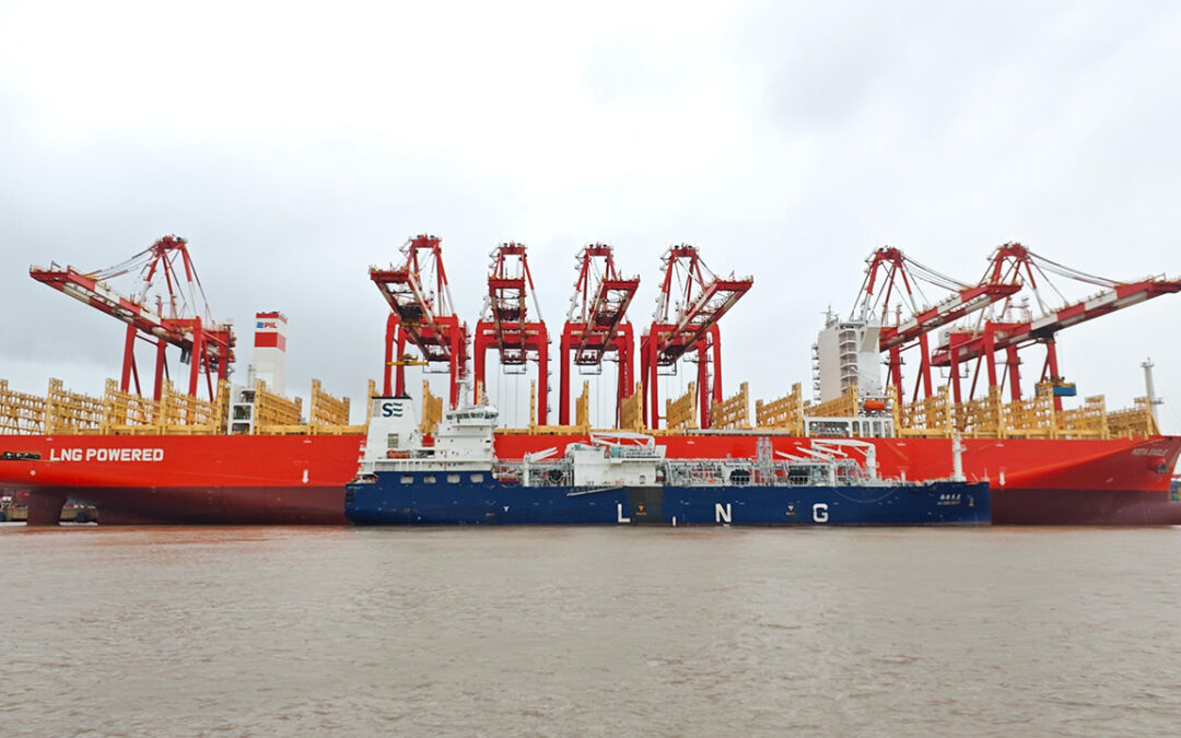 PIL conducts inaugural bunkering of LNG boxship