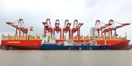 PIL conducts inaugural bunkering of LNG boxship