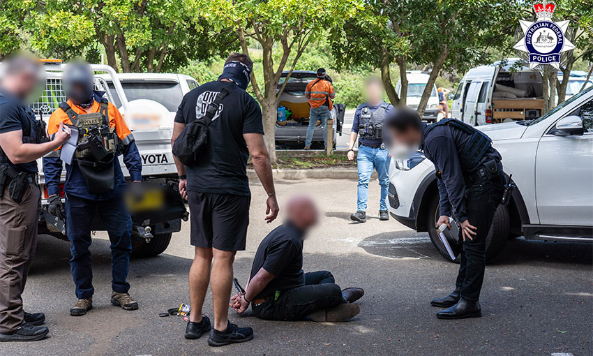 Meth found in Sydney-bound sea-freight, man charged