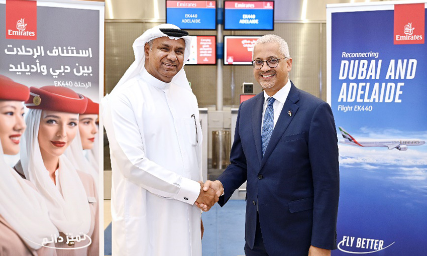 Emirates relaunches daily Adelaide service