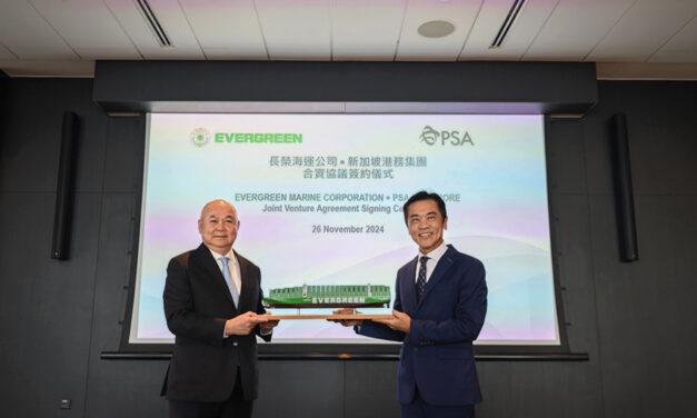 PSA and Evergreen establish container terminal venture