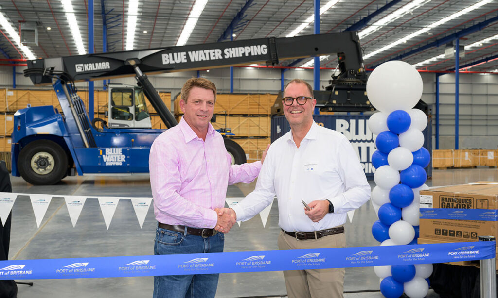 Blue Water Shipping Brisbane ribbon cutting