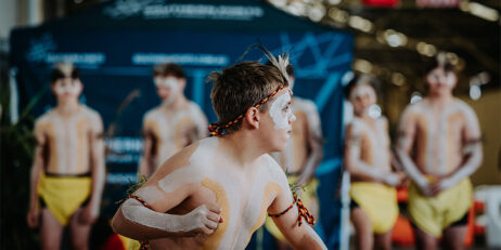 Aboriginal dancers greet Albany’s first cruise ship of season