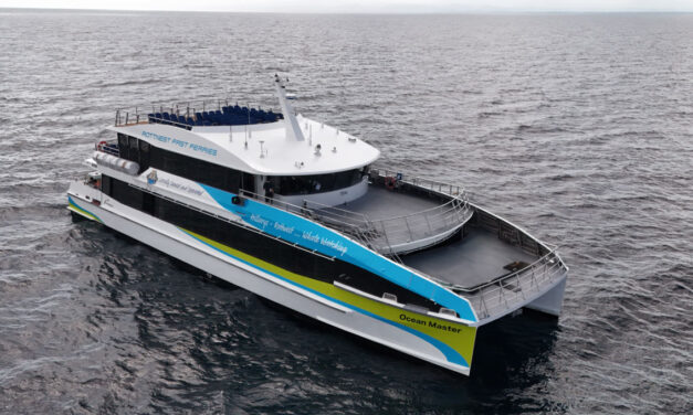 Austal delivers catamaran for WA ferry company