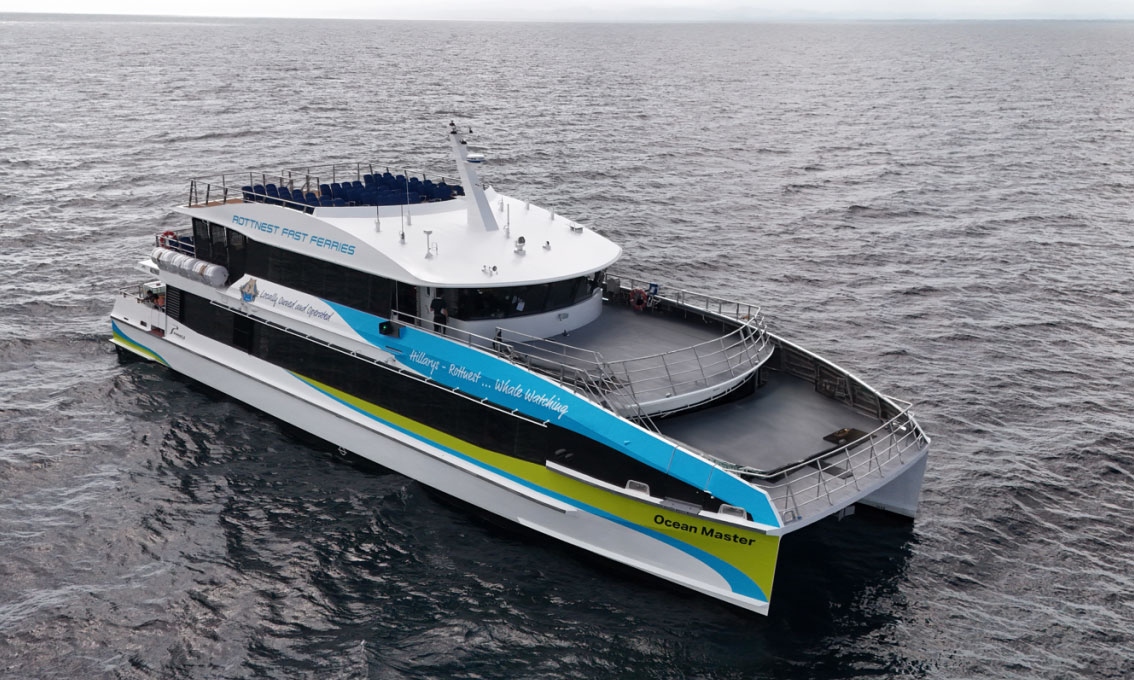 Austal delivers catamaran for WA ferry company