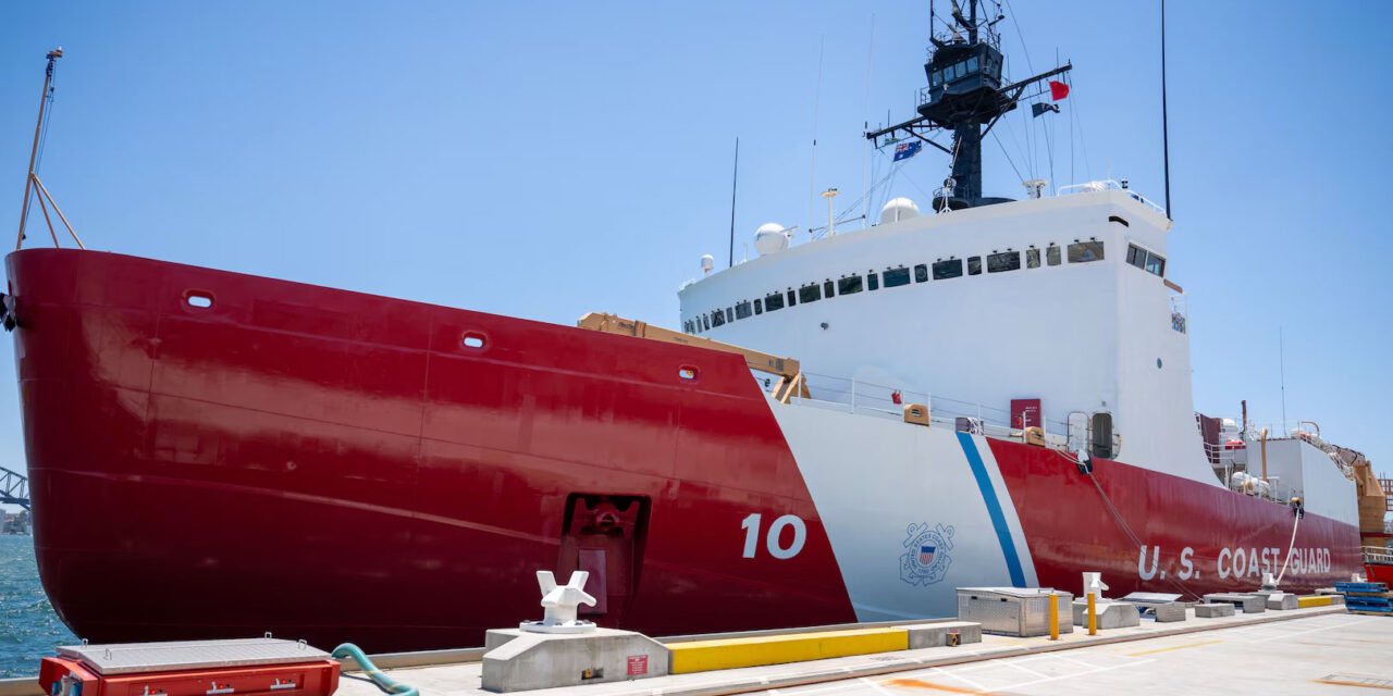 US heavy icebreaker departs Australia for Antarctic