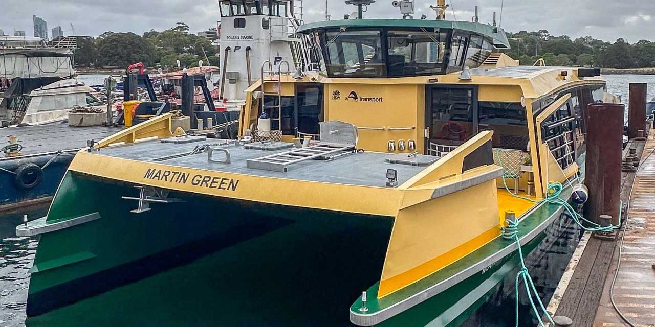 Latest Parramatta Class ferry arrives in Sydney