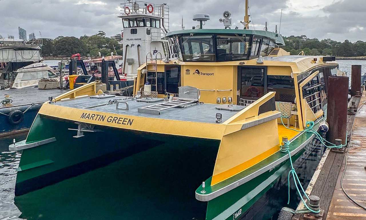 Latest Parramatta Class ferry arrives in Sydney