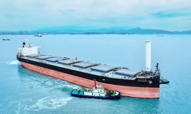 Japanese bulker installs Norsepower sail