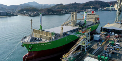 MOL delivers “world first” environmentally friendly vessel