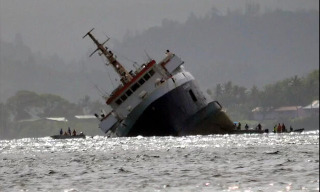 Fiji tackles Suva wrecks