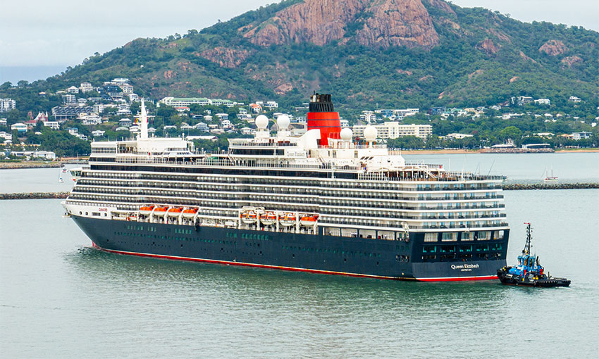 Townsville welcomes biggest cruise ship in upgraded channel